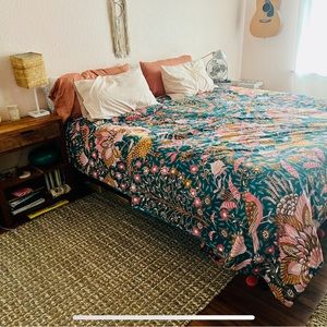 Anthropologie, Mahina, 100% cotton, king duvet